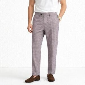 Todd Snyder Men's Trouser Pants Red Blue Gingham Cotton sz 31x30